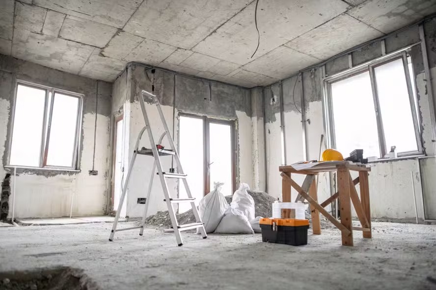 Reforma completa de ambiente residencial